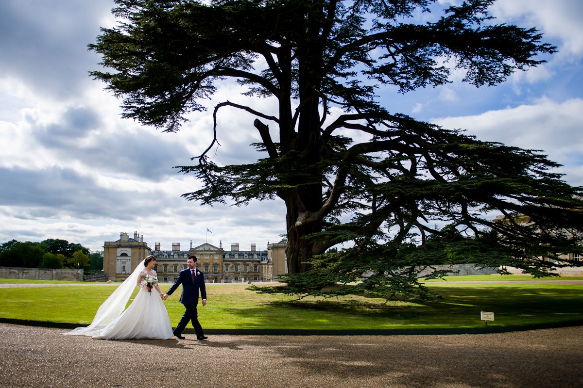 Woburn Sculpture Gallery Wedding - Laura & Andrew