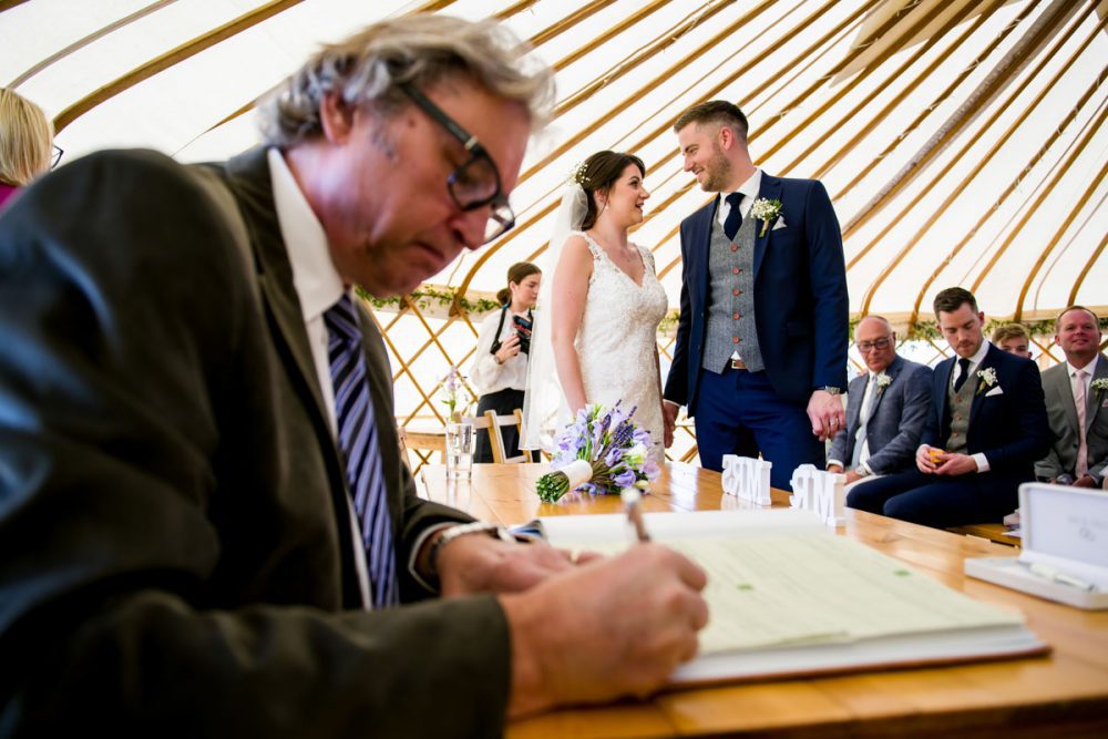 Essex Yurt Wedding - Lauren & Nathan