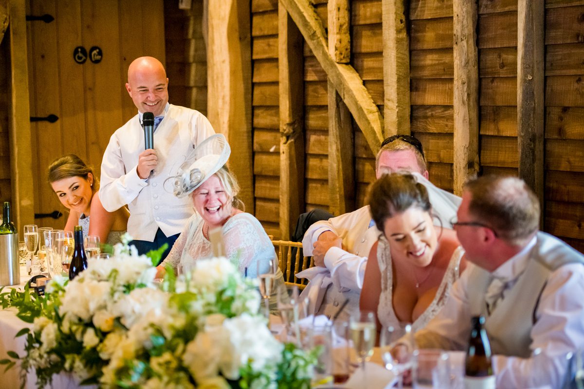 Barns at Redcoats Wedding - Lauren & Steve