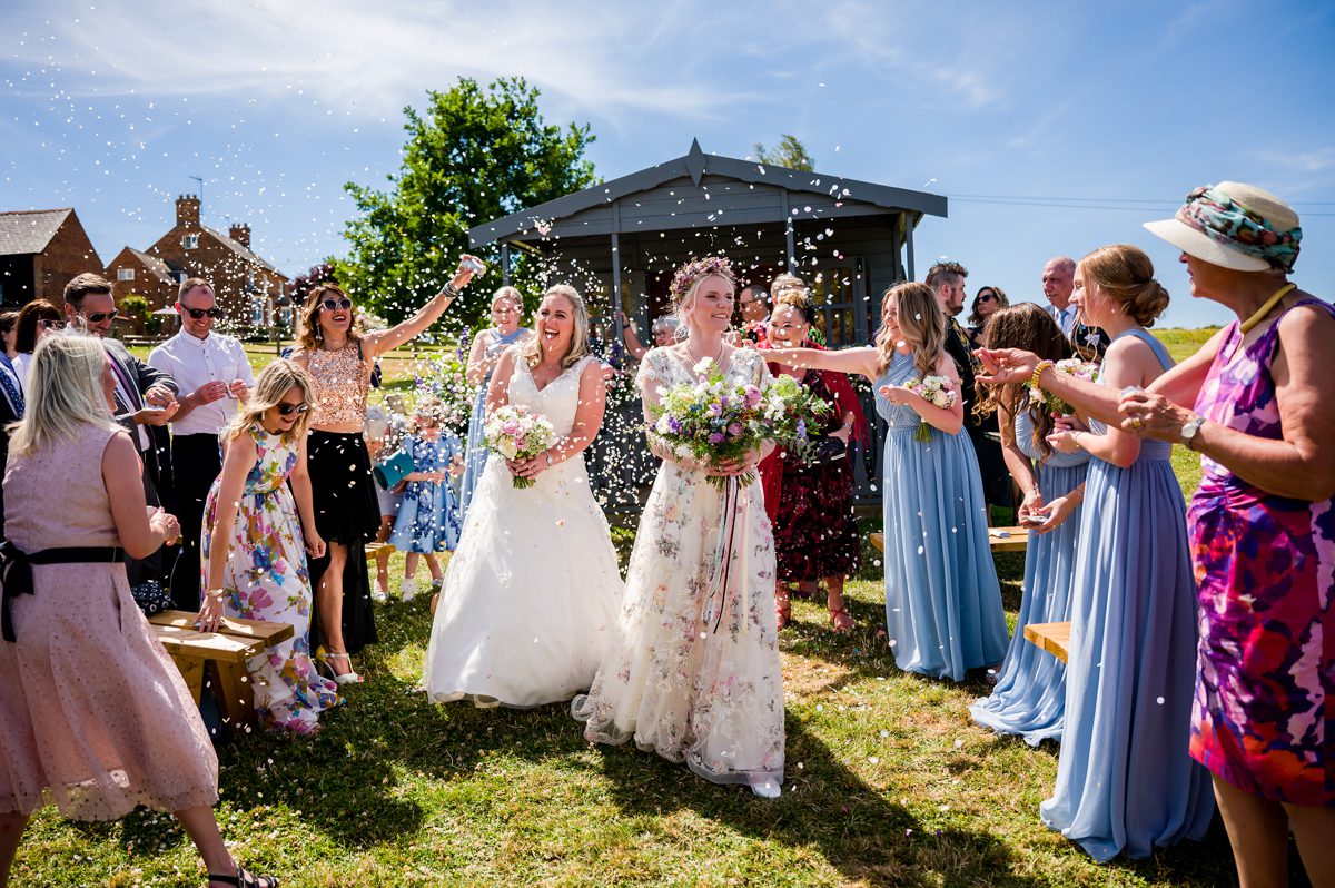 Beccy & Katie - Newton Park Farm Wedding