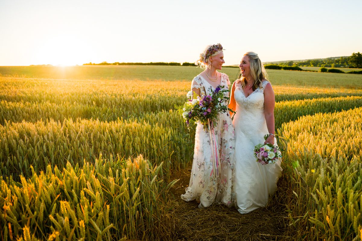 Beccy & Katie - Newton Park Farm Wedding