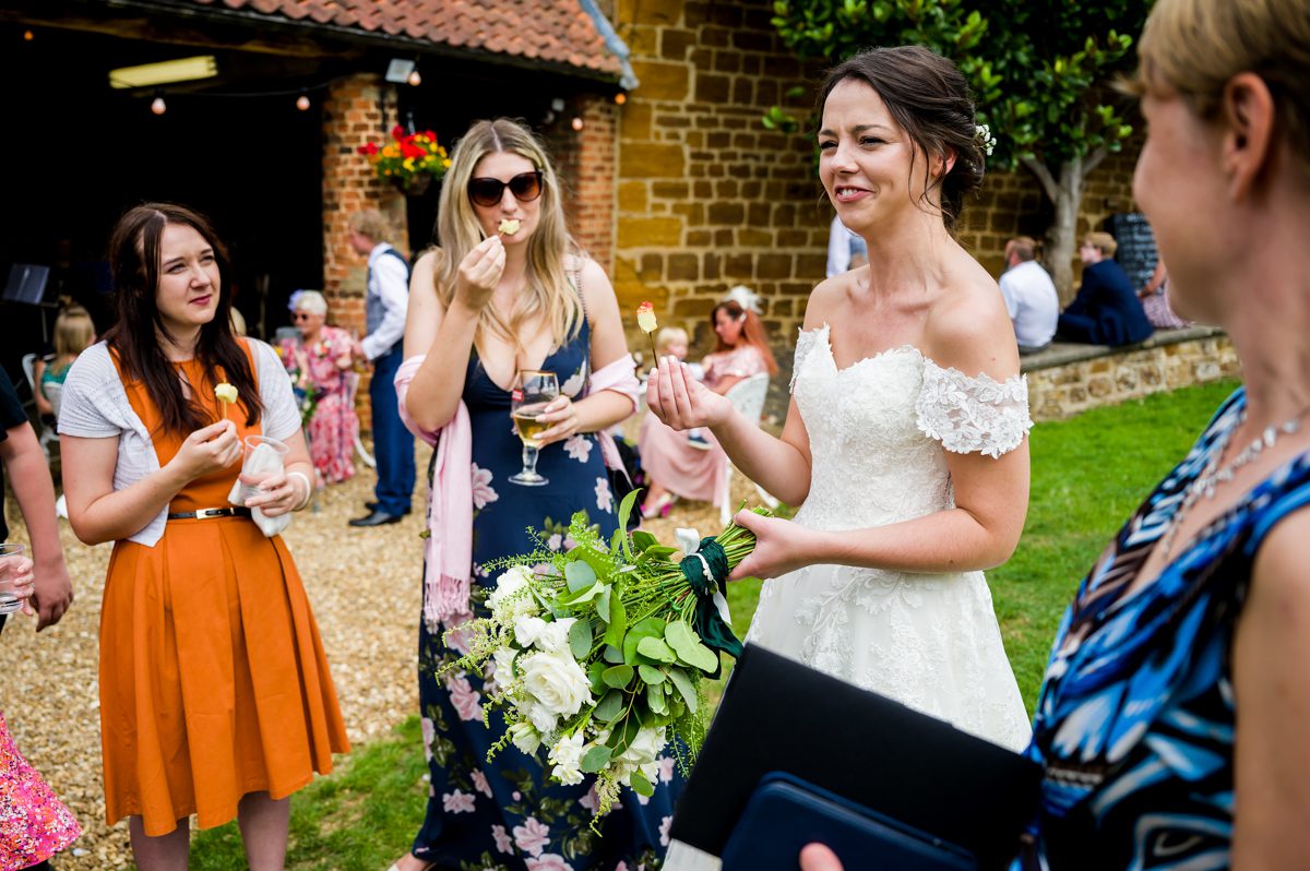 Barns at Hunsbury Hill Wedding - Alexa & Sam