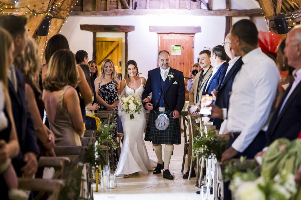 Notley Tythe Barn Wedding - Charlotte & Owain