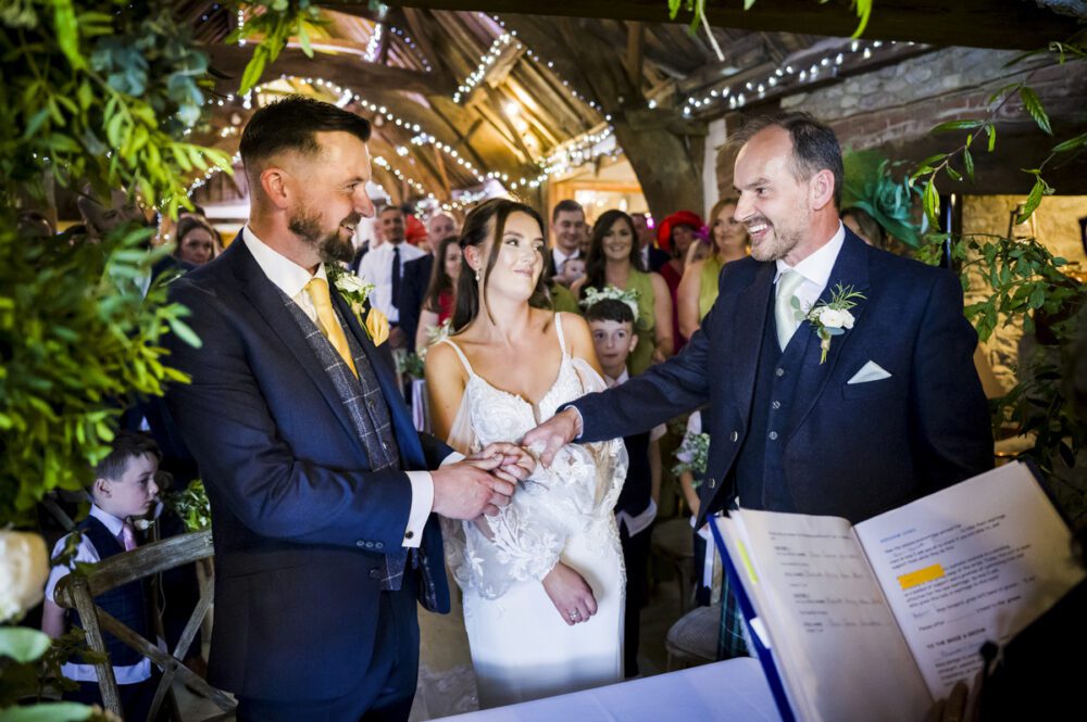 Notley Tythe Barn Wedding - Charlotte & Owain