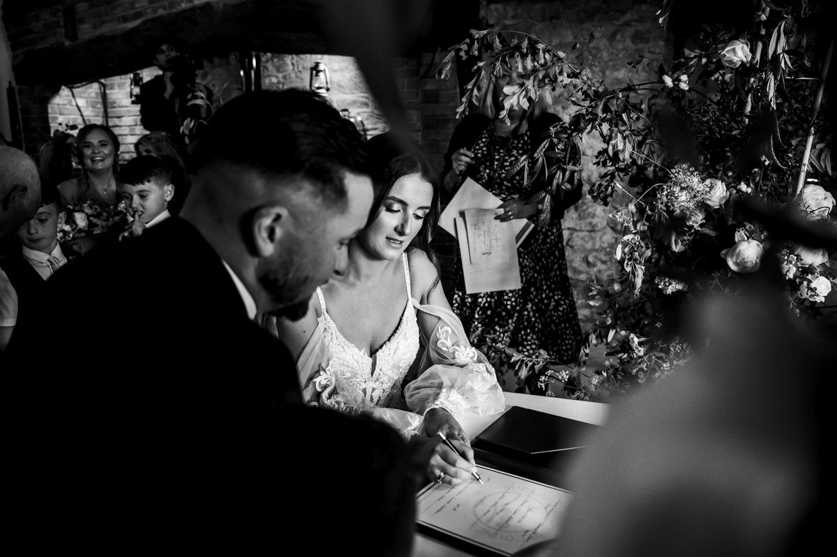Notley Tythe Barn Wedding - Charlotte & Owain